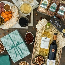 Image of Wine Duo, Charcuterie, and Nuts Gift